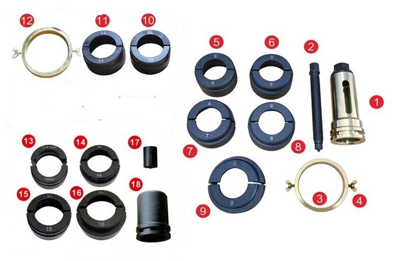 Truck Front Axle Shaft Bearing Puller Kit