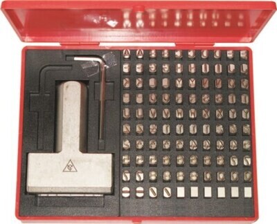 3mm(1/8') Steel Type Punches with Type Holder