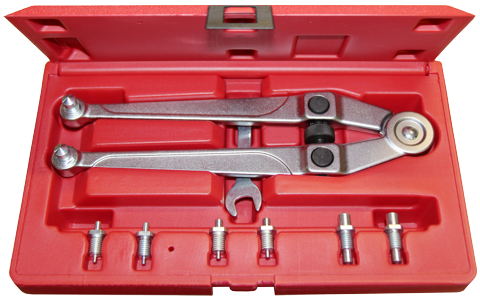 Adjustable Pin Nut Wrench Kit (8 Pins)
