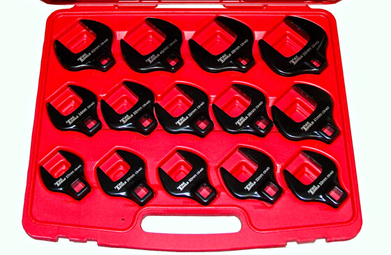 METRIC 1/2 Inch Drive Crowsfoot Set to 50mm
