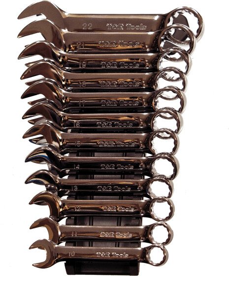 2 Piece Metric Stubby Combination Wrench Set