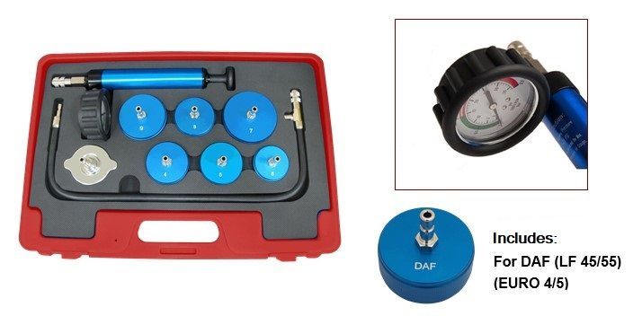 Truck Radiator Pressure Test Kit Suit Euro