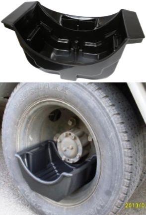 3 Litre Truck Wheel Waste Oil Drain Tray 3 Litre Truck Wheel Waste Oil Drain Tray