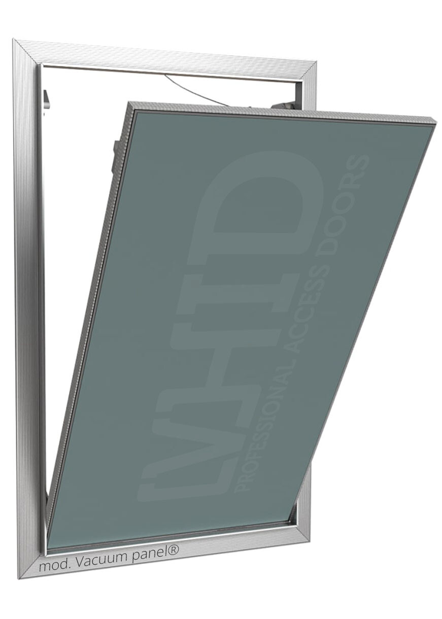 Vacuum panel® – люк под покраску со съемной дверцей для крепления к гипсокартону 12,5 мм, герметизированный уплотнителем