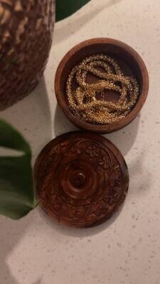 Hand Carved Jewelry Box