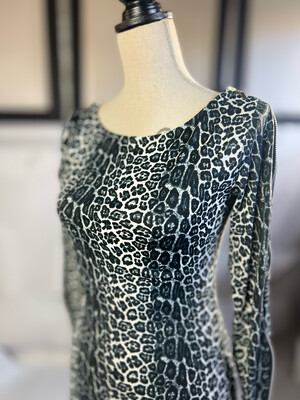 Printed Midi Dress