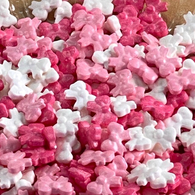 Bow Pink White Mix-in