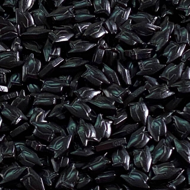 Grad Caps Black Mix-In