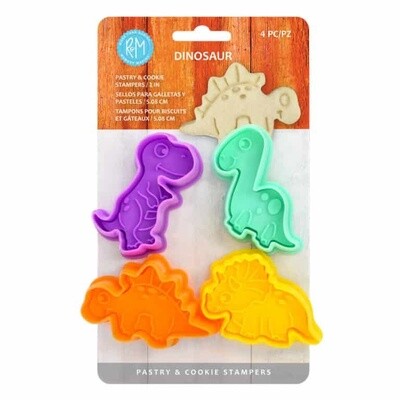 4Pc. Dino Stamper Cutters
