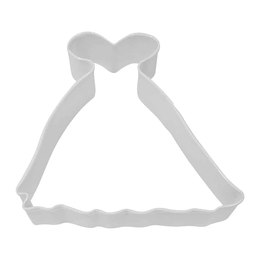 White Gown Dress 4" Cutter