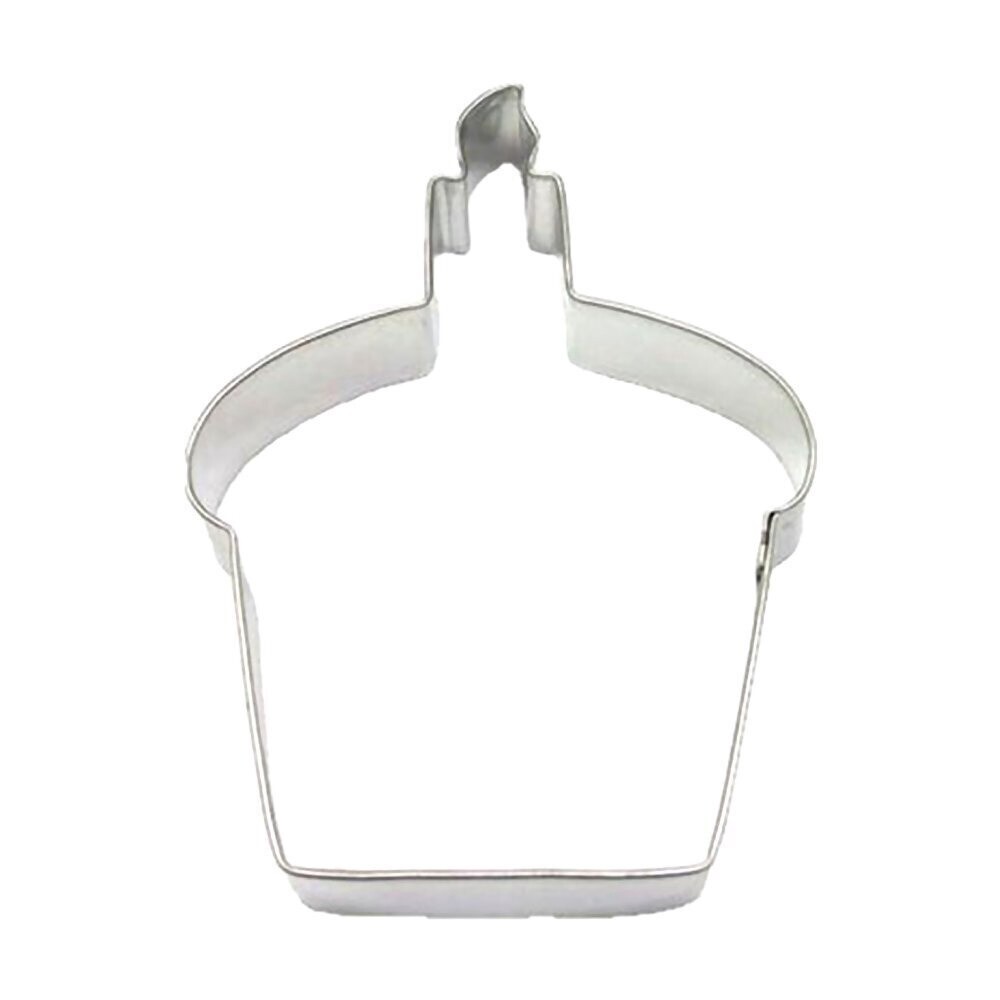 Cupcake w/Candle 4" Cutter