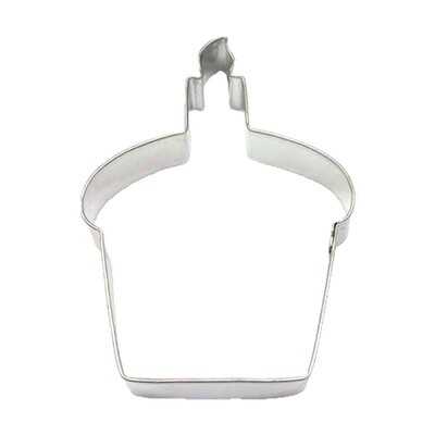 Cupcake w/Candle 4" Cutter
