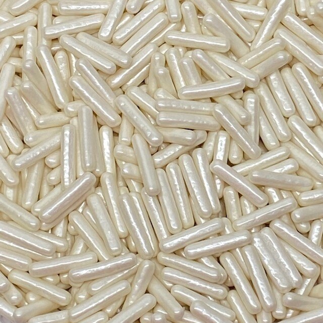 Rod Sprinkles Pearl White 2oz