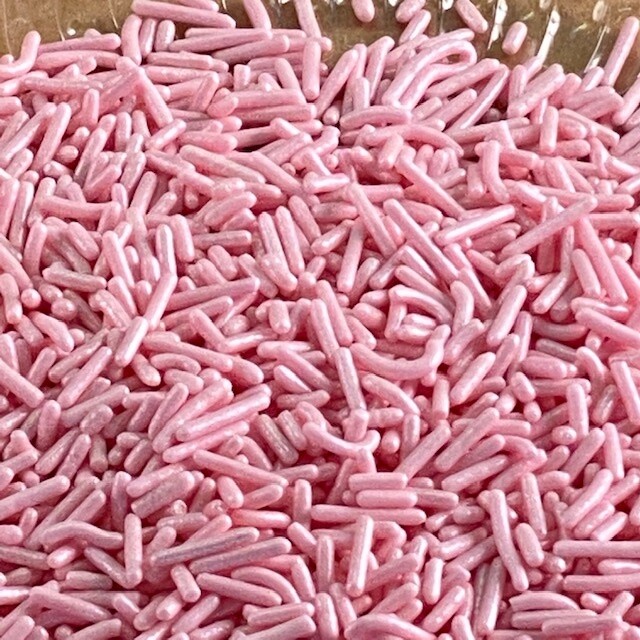 Pink Pearl Jimmies 3oz