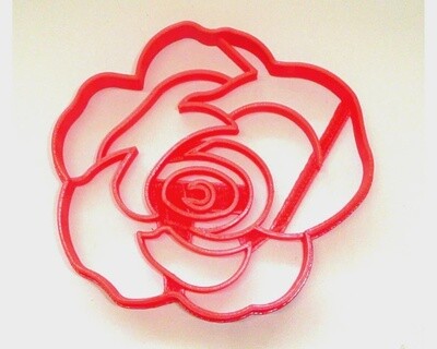 Rose Bloom 4-1/8" Cutter Plastic