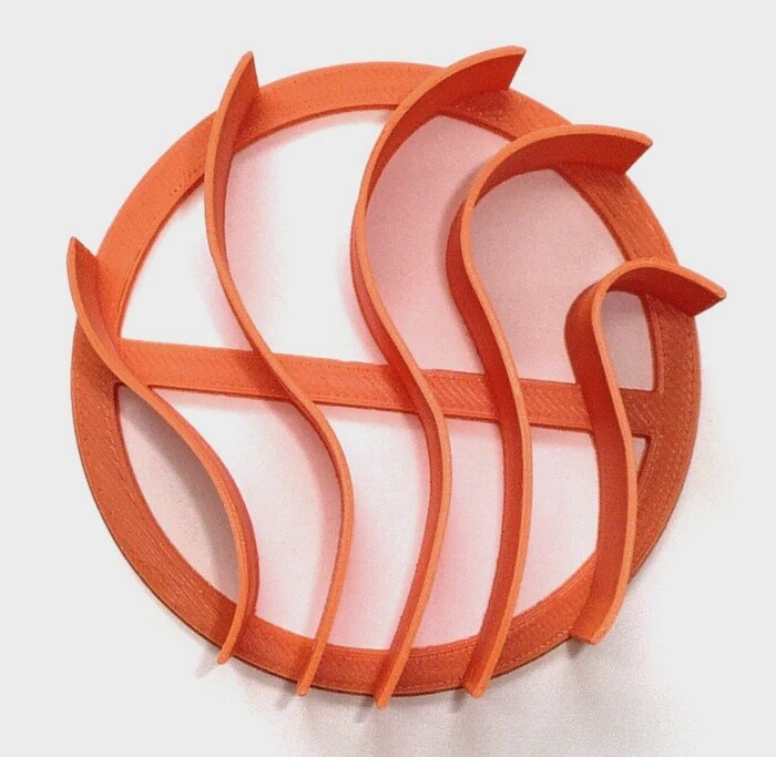 Concha Waves Stamp 3.5"