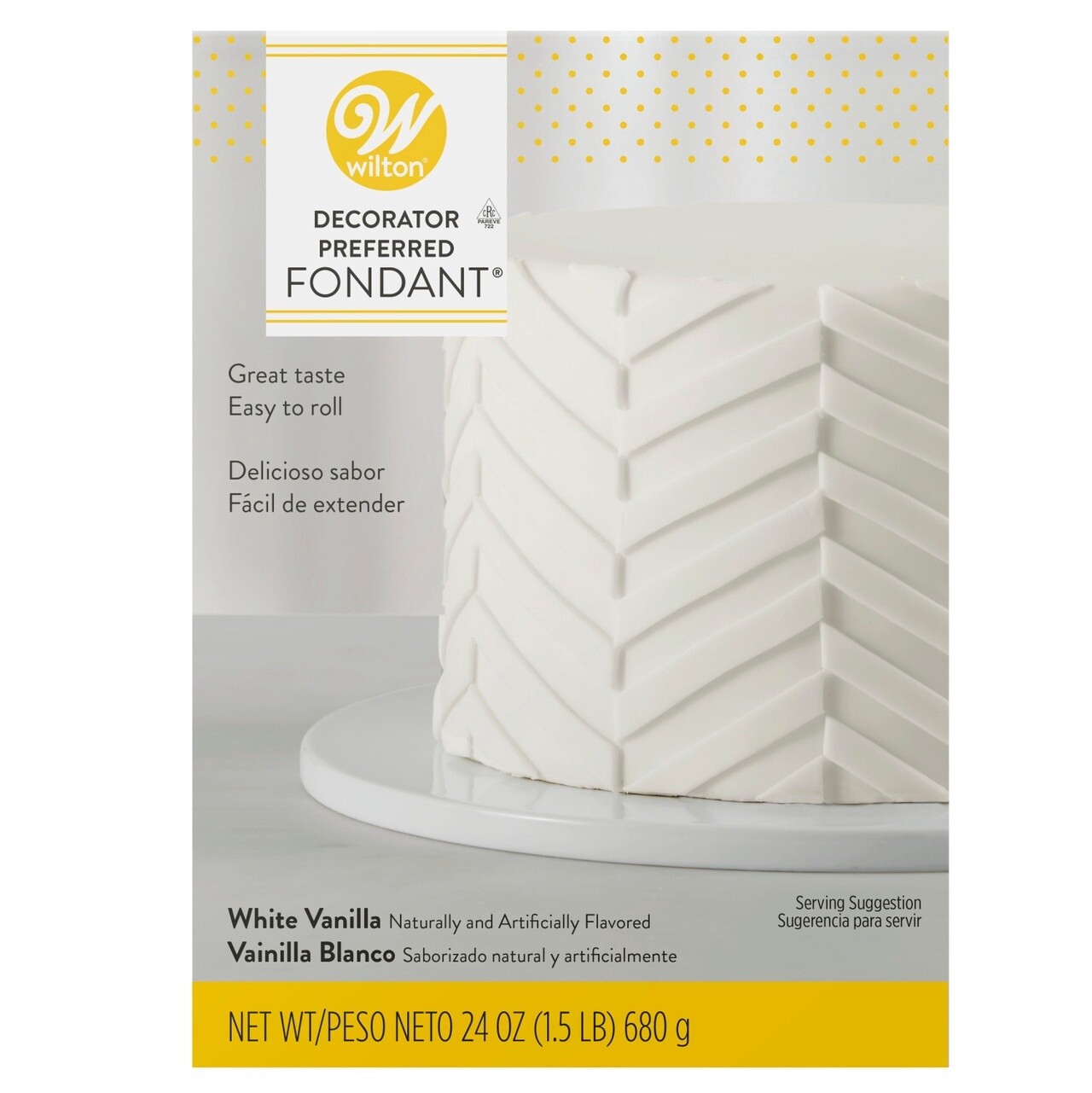 Decorator Preferred White Fondant 24 oz