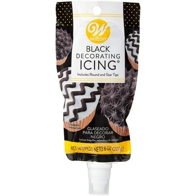 Black Icing Pouch 8oz