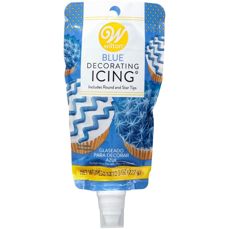 Blue Icing Pouch 8oz