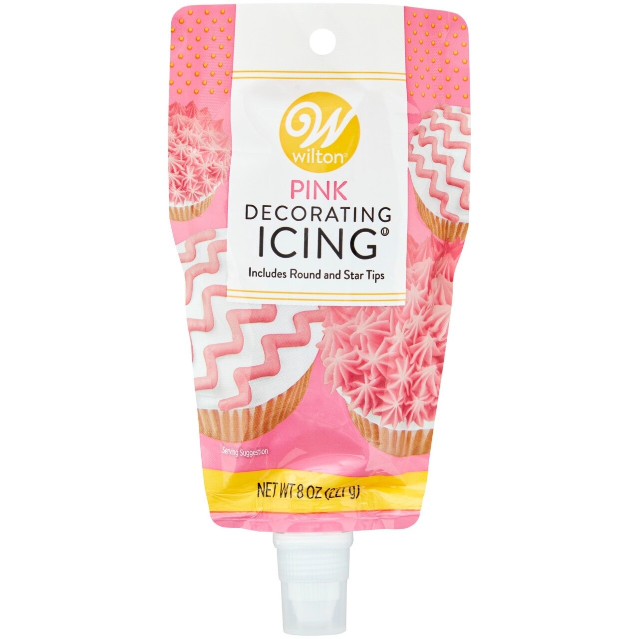 Pink Icing Pouch 8oz