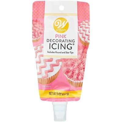 Pink Icing Pouch 8oz