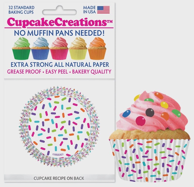 Sprinkles Bake Cups Pk32