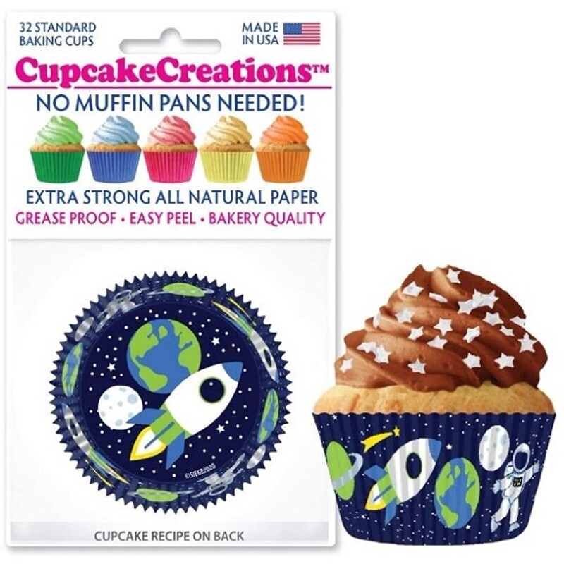 Outer Space Bake Cups Pk32