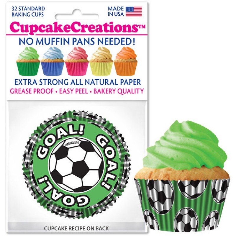 Goal! Soccer Bake Cups Pk32