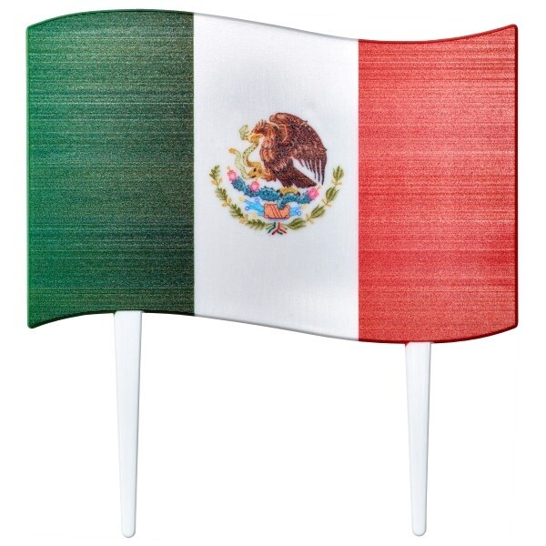 Mexican Flag Cake Topper
