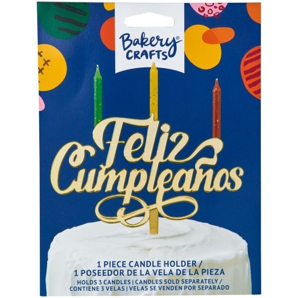 Feliz Cumpleanos Candleholder Pic