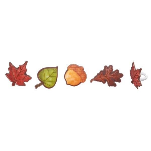 Fall  Leaf/Acorn Rings/12