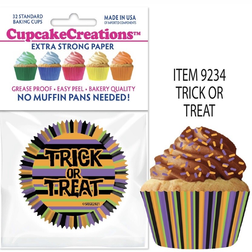 Trick or Treat Bake Cups Pk32