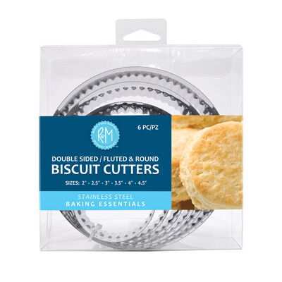 6Pc. Round Double-sided S/S
