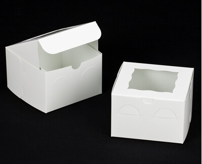 6x6x4 White Window Box