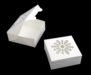 6x6x2.5 Snowflake Window Box