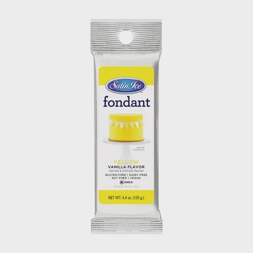 Yellow Fondant 4.4oz