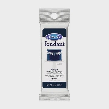 Navy Blue Fondant 4.4oz
