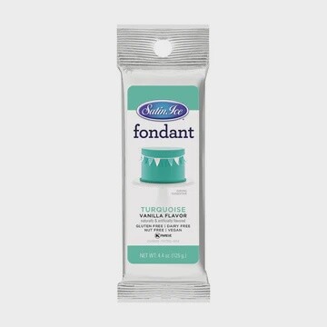 Turquoise Fondant 4.4oz