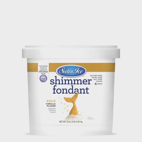 Gold Shimmer Fondant  2#