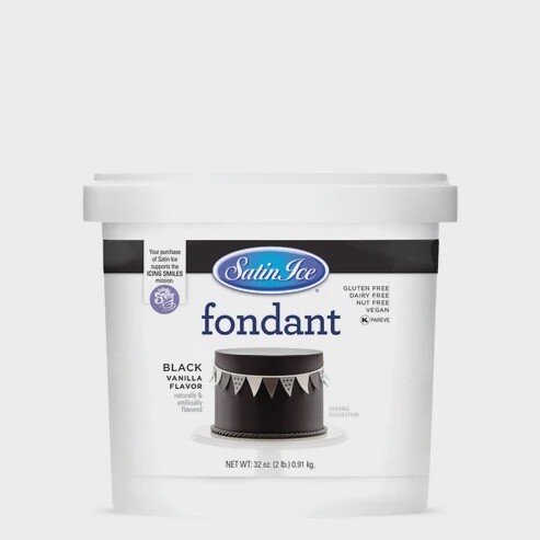 Black Fondant 2#