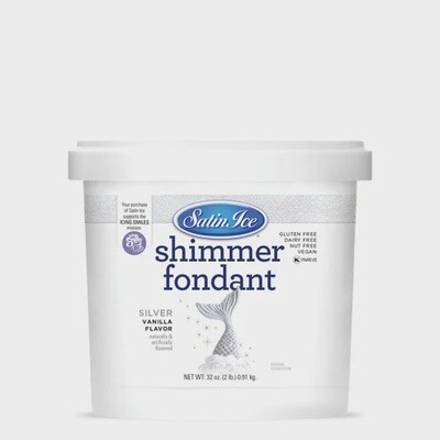 Silver Shimmer Fondant 2#