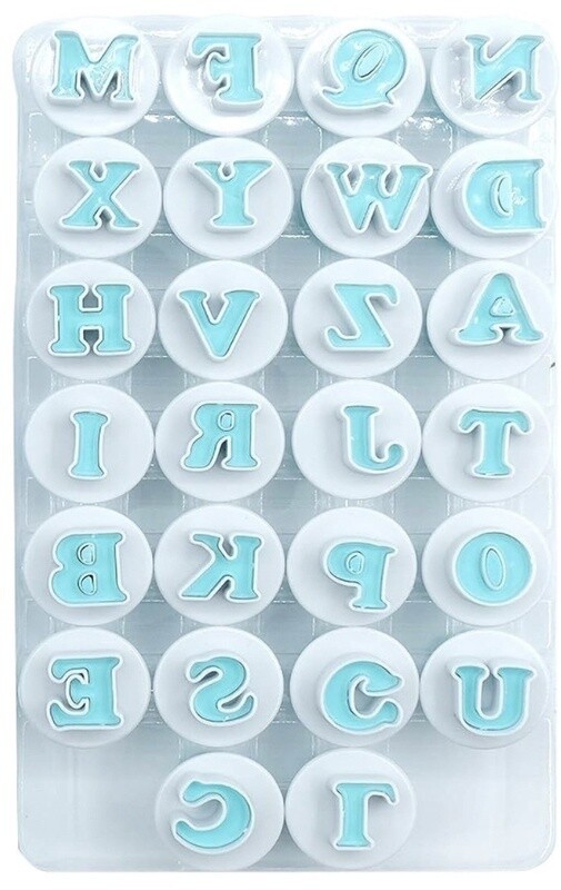 Alphabet Upper case Plunger Set