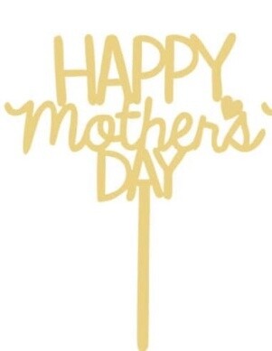 Mother's Day Acrylic Cake Topper