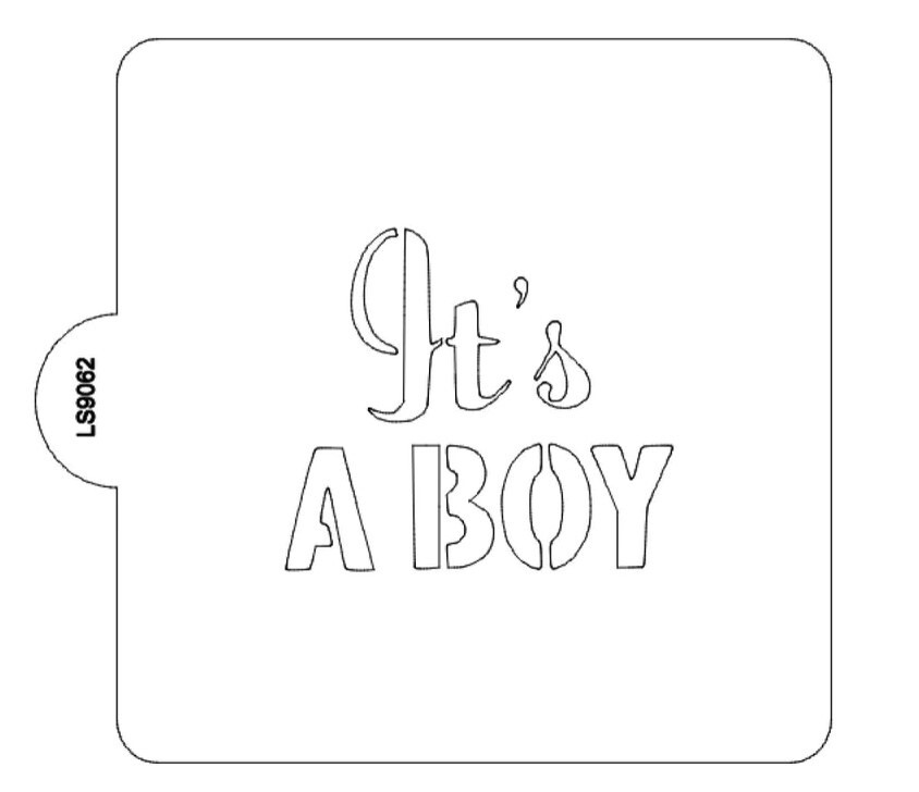 It's A Boy Stencil
