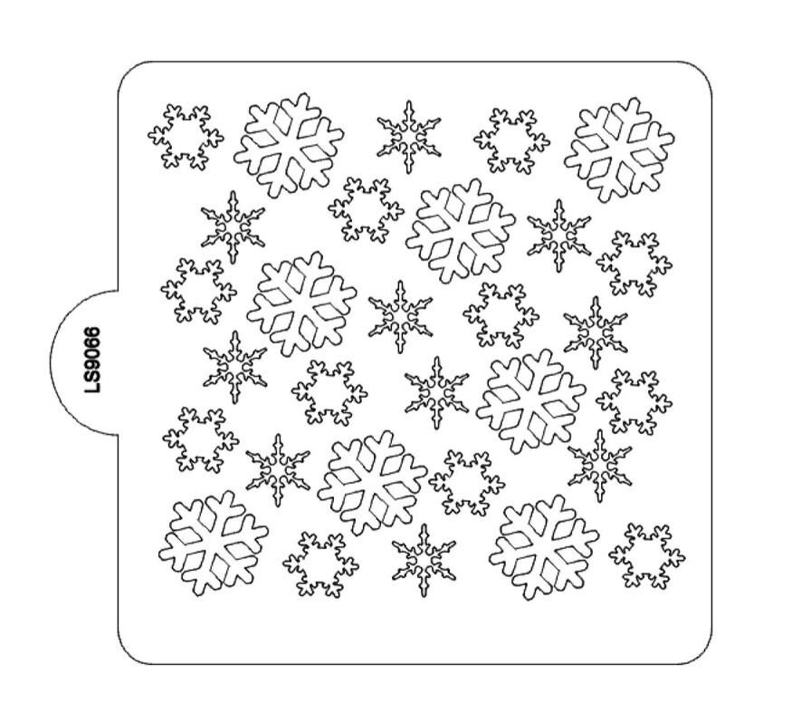 Snowflake Pattern Stencil
