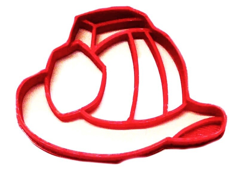 Fire Helmet 3.5" Detailed Cutter