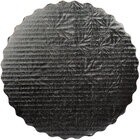 10&quot; Black Scallop Board -Round