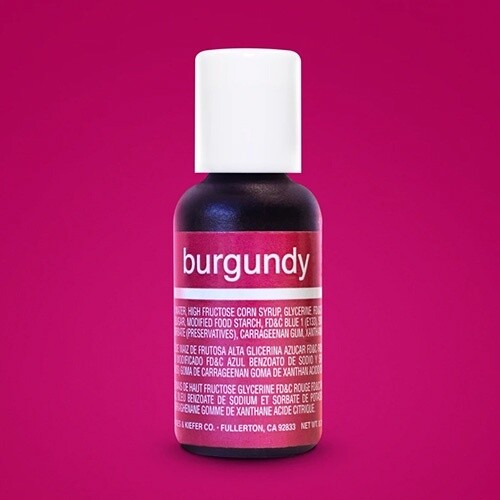 Burgundy .70oz Gel Color