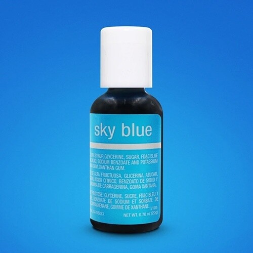 Sky Blue .70 oz Gel Color