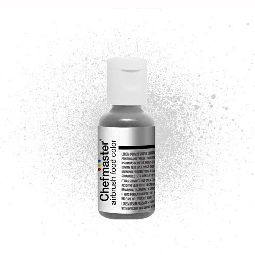 Metallic Silver .67oz Airbrush Color